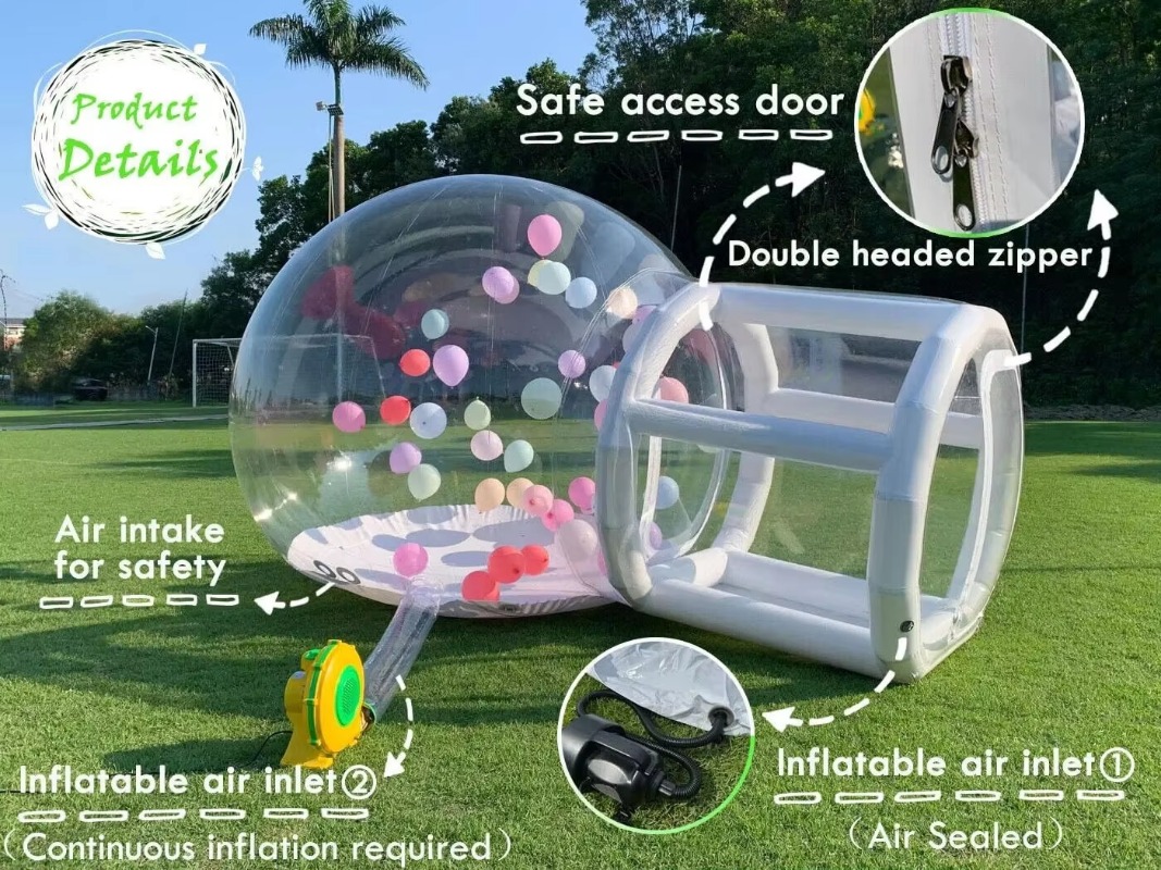 Outdoor Camping Rentals - Hoge kwaliteit opblaasbare bubbeltent, transparante bubbelkoepel