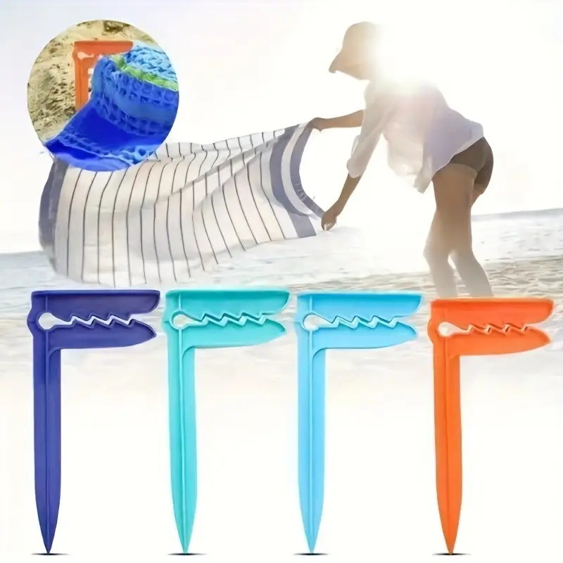 Outdoor Camping Rug - Outdoor strandlakenhouder Strandmathouder Handdoekhouder Plastic Outdoor
