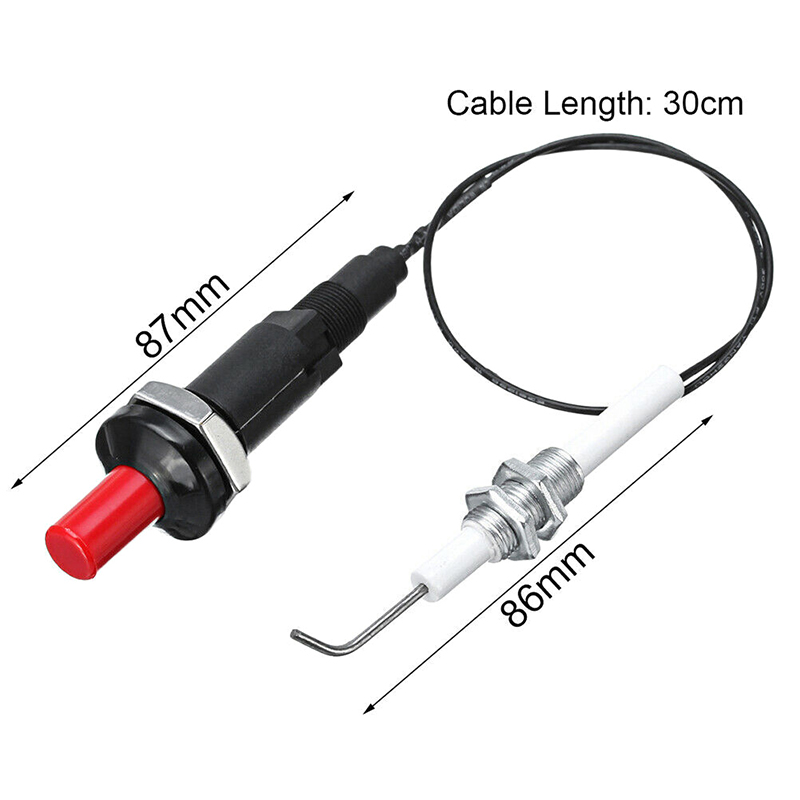 Outdoor Camping Kitchen Set - Drukknop Piezo-ontsteker met kabel Vonkontstekingsset Oven