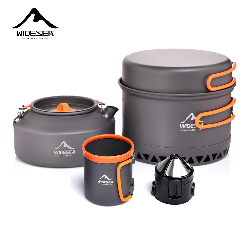 Outdoor Camping Kitchen Set - Campingservies Outdoor pannenset Potten Toeristische ketel