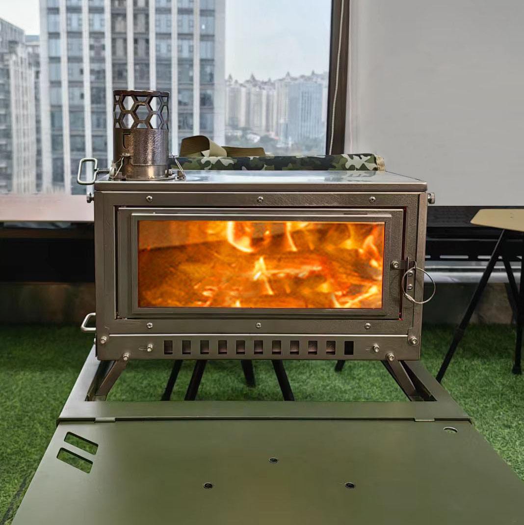 Outdoor Camping Stove Wood - Brandhoutkachel Tentkachel Opvouwbare draagbare vuurpot Houtkachel