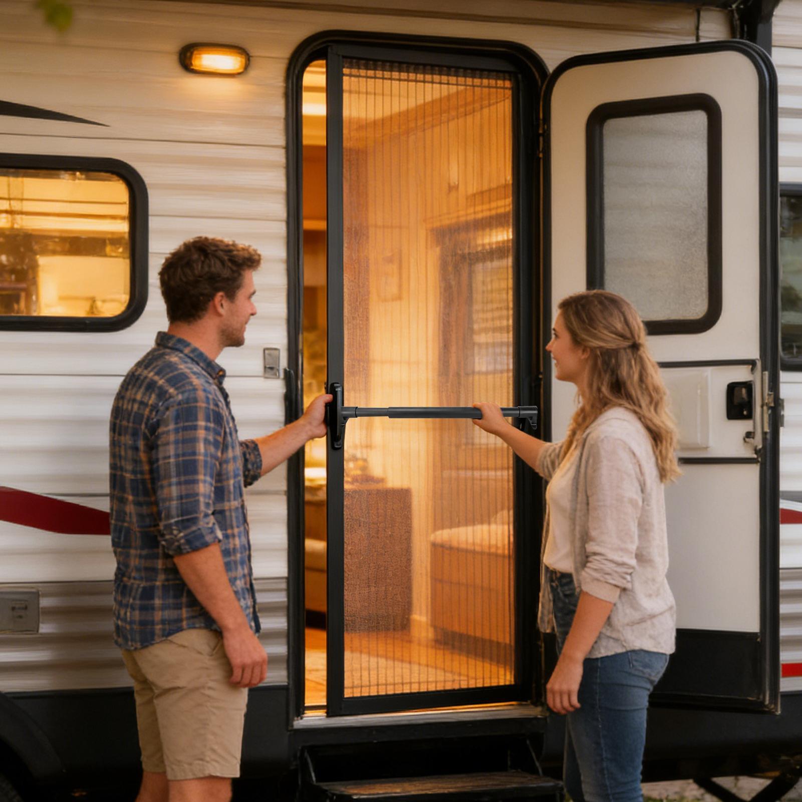 Outdoor Camping Rentals - RV-schermdoorhendel verstelbaar, handgreep voor camperverhuur, caravan