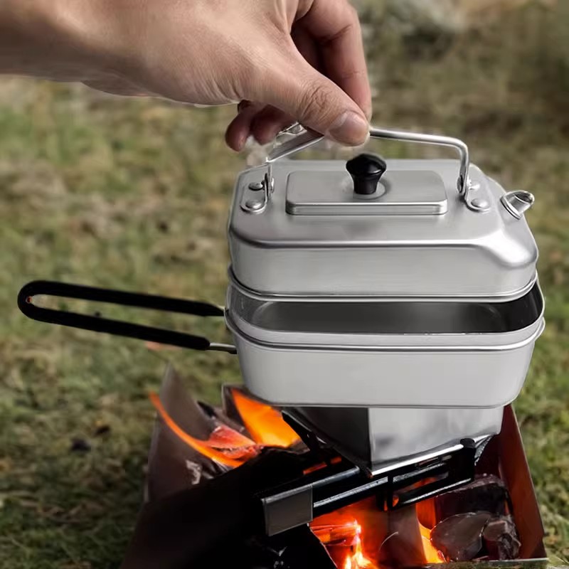 Outdoor Camping Kitchen Set - Ultralichte Draagbare Picknick Camping Toeristenketel Theepot