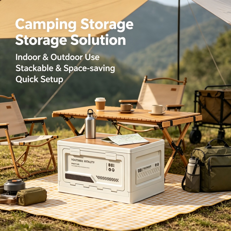 Outdoor Camping Folding Storage Box - Opbergbox voor buiten, opvouwbare campingbox, campingorganizer,