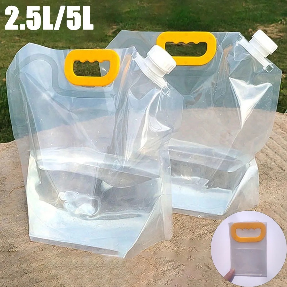 Outdoor Camping Water Jug - 5L draagbare waterzak Opvouwbare emmer Opslag