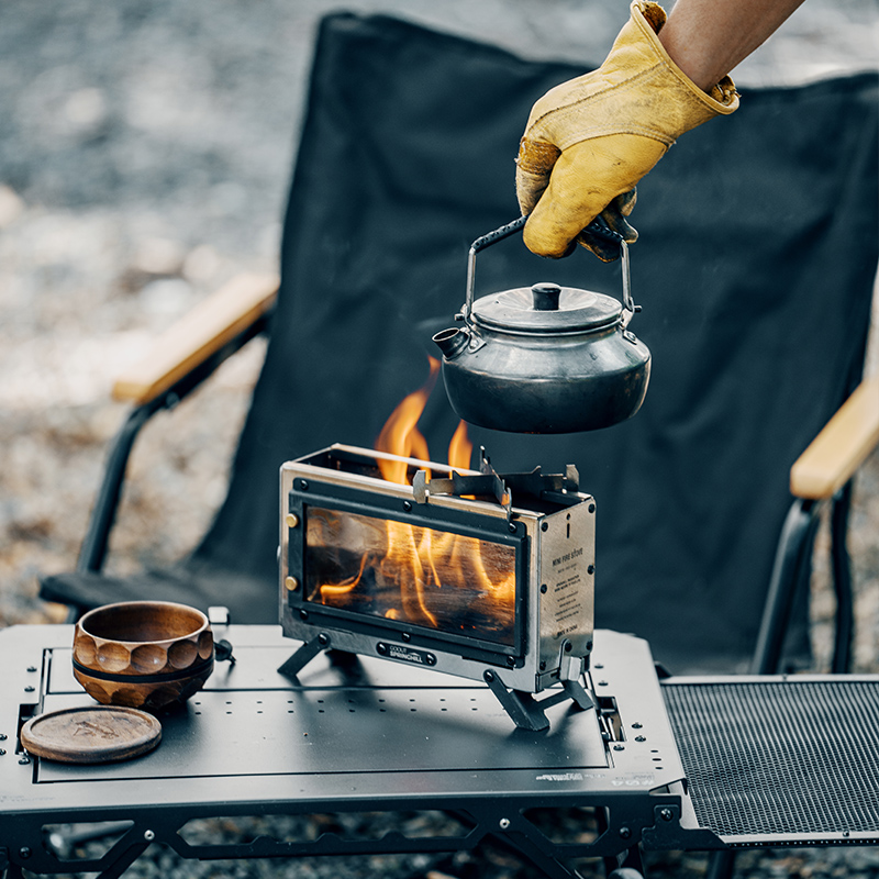 Outdoor Camping Stove Wood - Goout Springhill Houtkachel Draagbare Vierkante Kachel