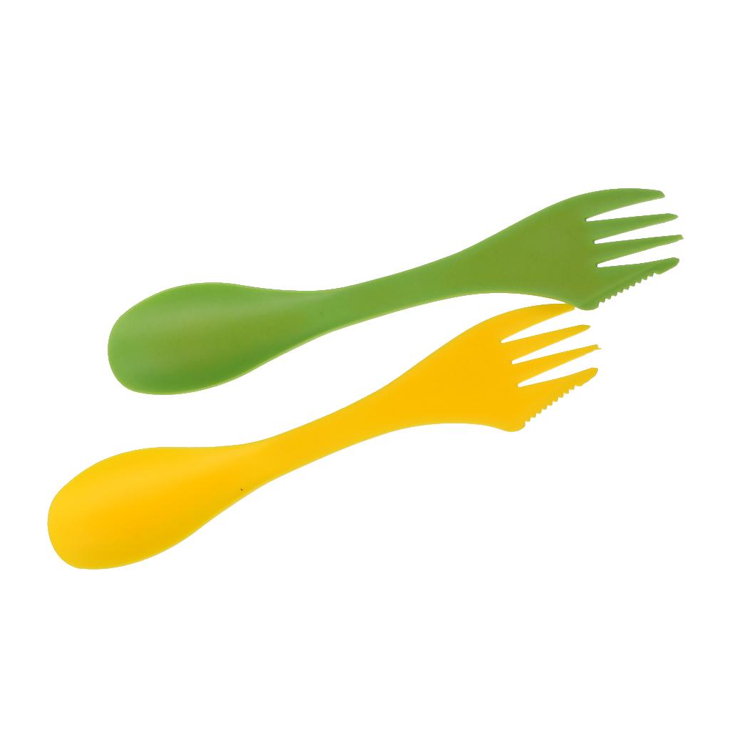 Outdoor Camping Kitchen Set - Multifunctionele campingvork en -lepel bestekset BPA-vrij,