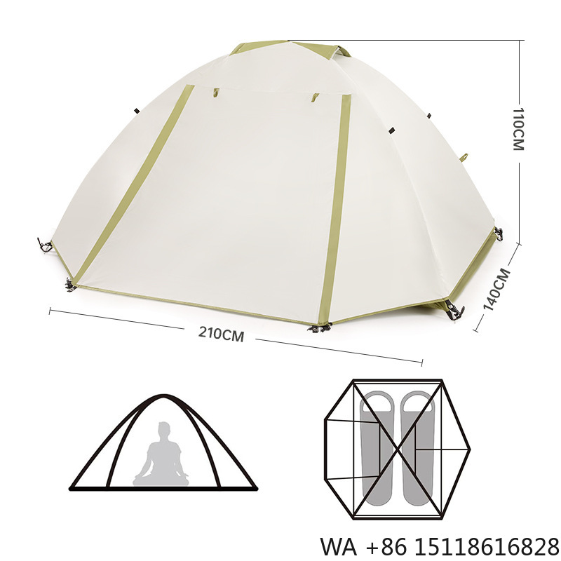 Outdoor Camping Set - Wandelen Bergbeklimmen Trekking Kamperen Tent Dubbellaags