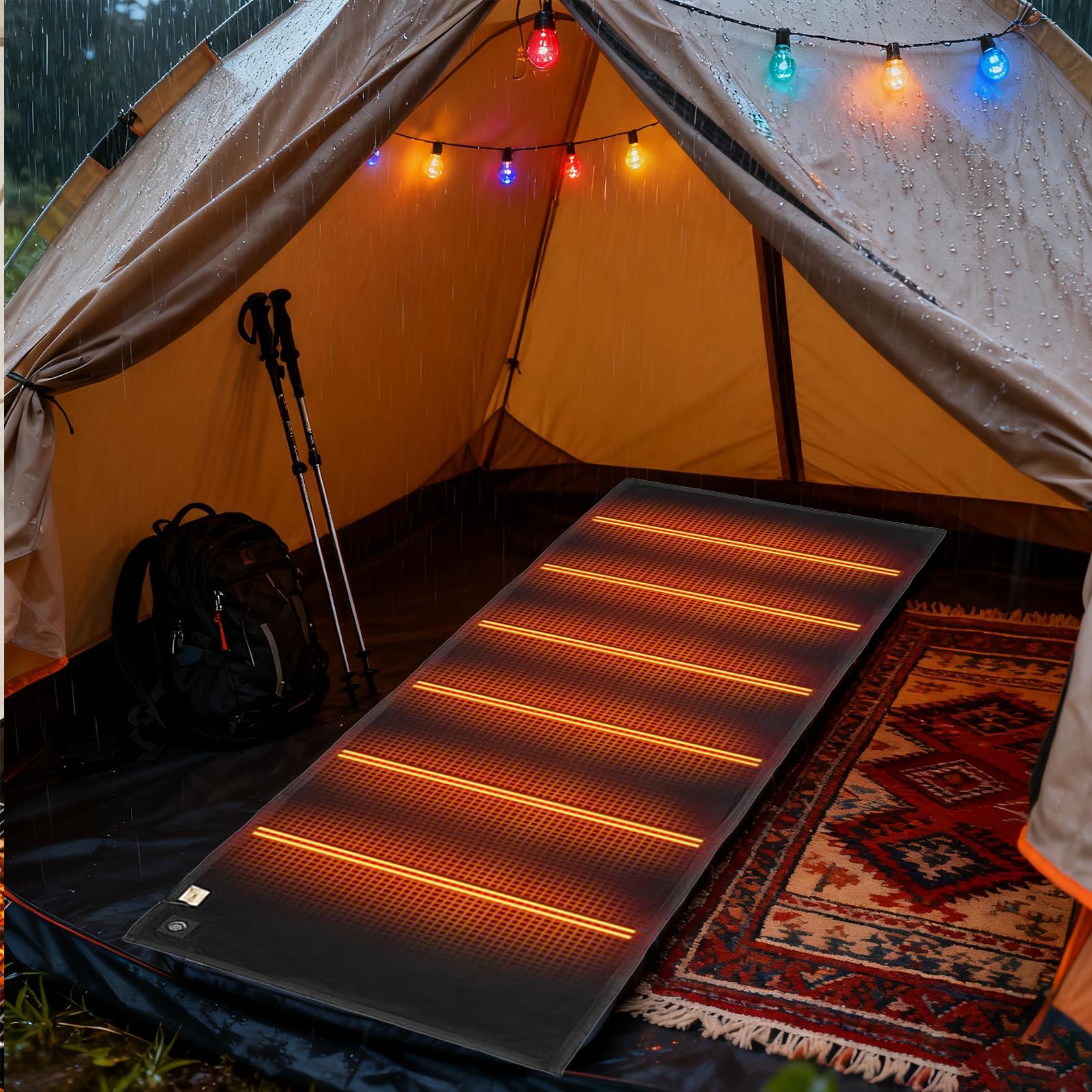 Outdoor Camping Sleeping Bag - Elektrische warme opvouwbare kampeeruitrusting voor volwassenen
