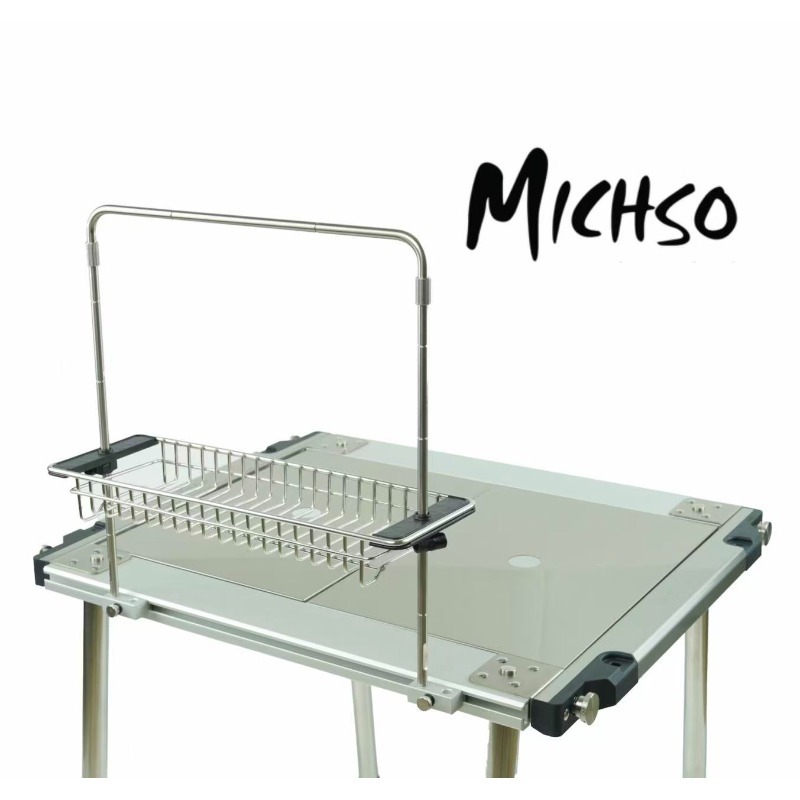 Outdoor Camping Table With Storage - Michso TTA Serie Campingtafel Uitbreidingsbeugel Multi-Layer