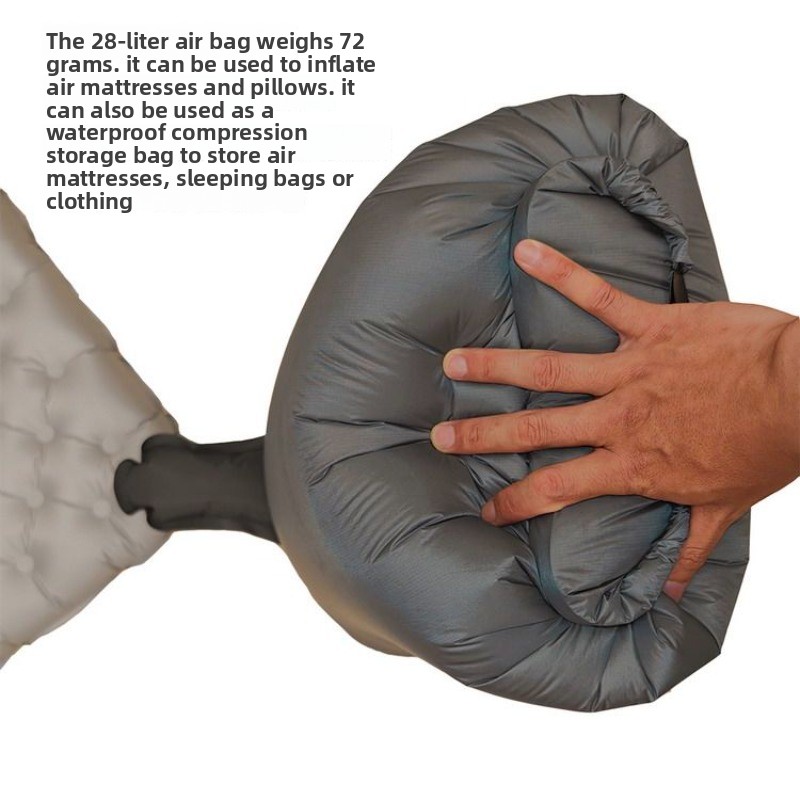 Outdoor Camping Sleeping Bag - Outdoor enkelvoudig ultralicht draagbaar verdikt opblaasbaar