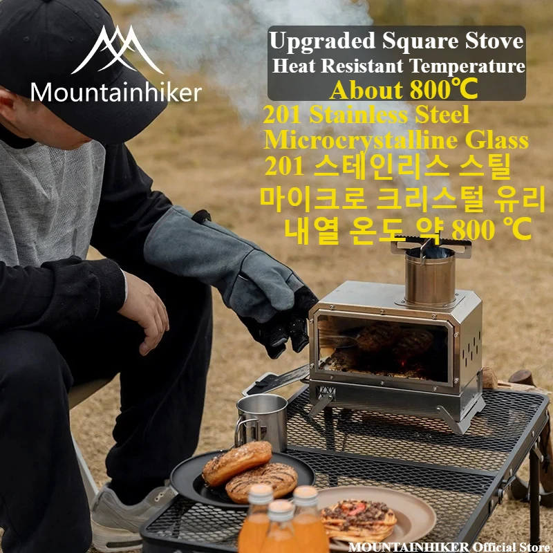 MOUNTAINHIKER Draagbare houten - Outdoor Camping Stove Wood recensie en prijs