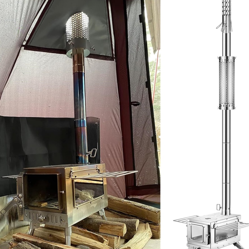 Campingkachelpijp Roestvrijsta - Outdoor Camping Stove Wood recensie en prijs