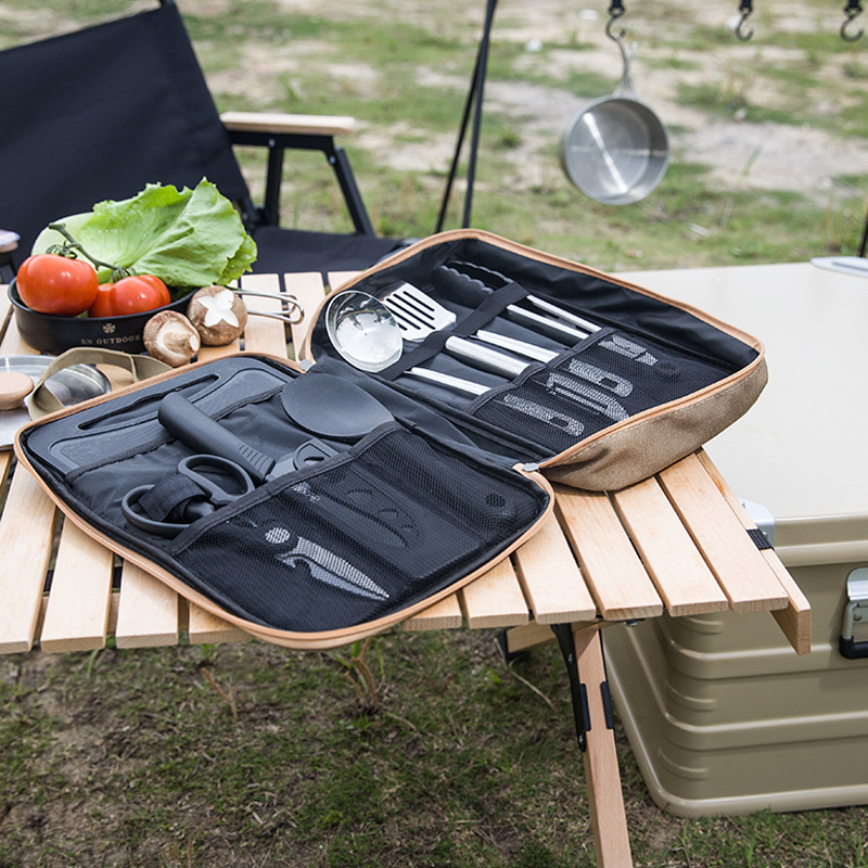 8-delige campingkeukenset met  - Outdoor Camping Kitchen Set recensie en prijs