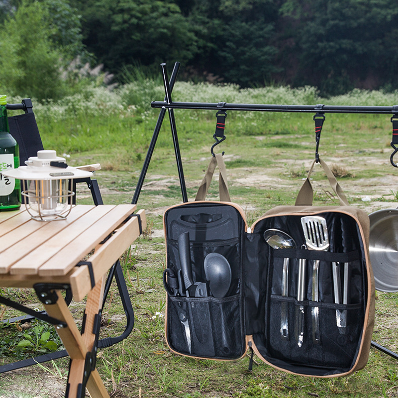 8-delige campingkeukenset met  - Outdoor Camping Kitchen Set recensie en prijs
