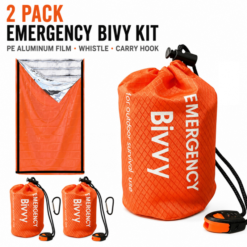 2-pack noodslaapzak, PE alumin - Outdoor Camping Sleeping Bag recensie en prijs
