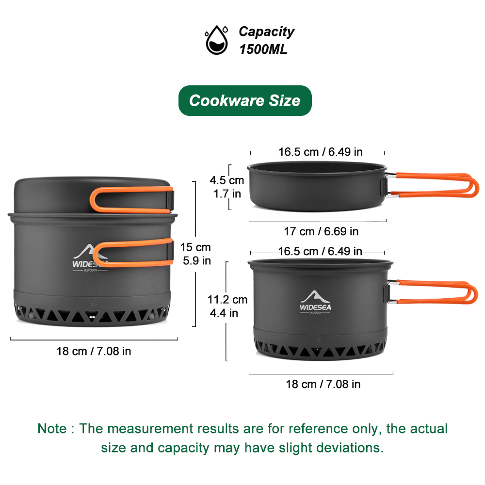 Campingservies Outdoor pannens - Outdoor Camping Kitchen Set recensie en prijs