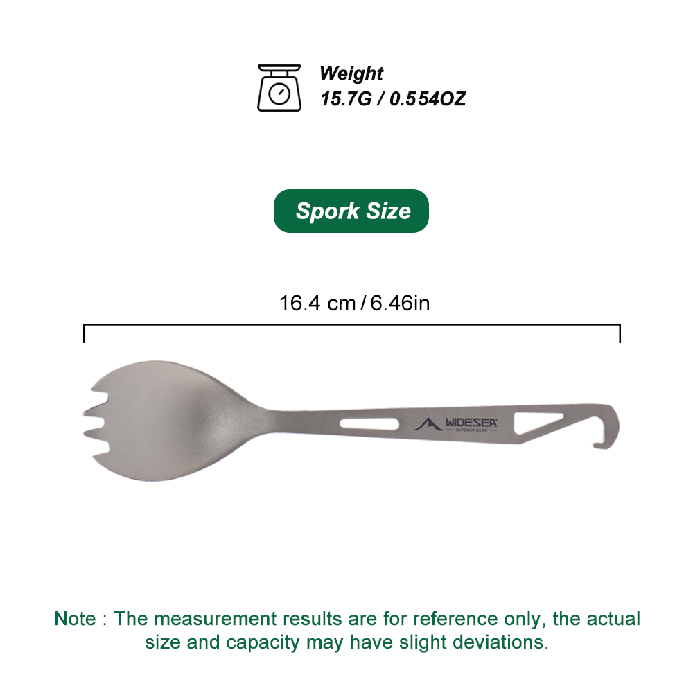 Widesea Camping Kookset Spork  - Outdoor Camping Kitchen Set recensie en prijs