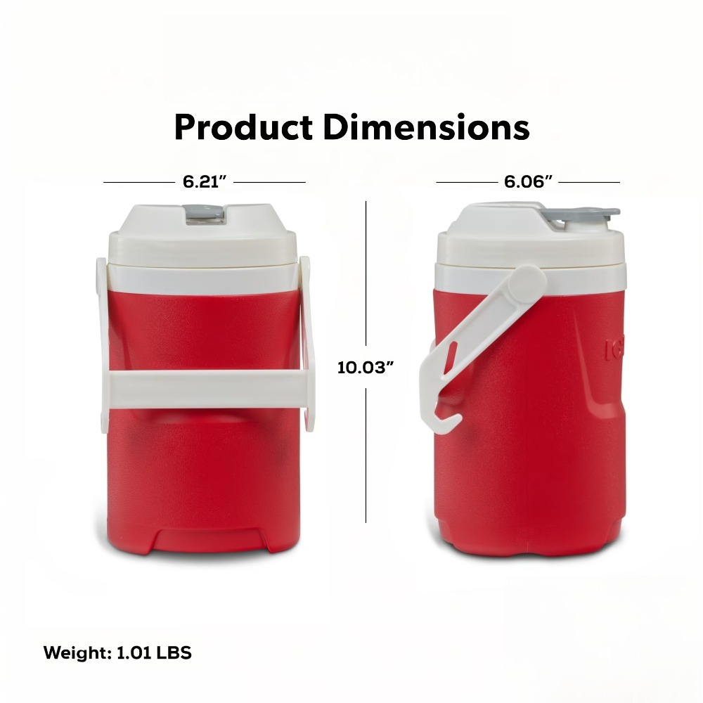 Sportwaterfles 1,2 gallon kan  - Outdoor Camping Water Jug recensie en prijs