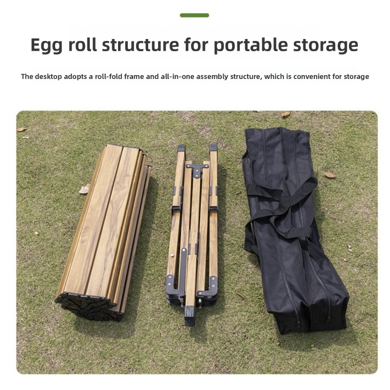 Nieuwe stijlvolle opvouwbare b - Outdoor Camping Table With Storage recensie en prijs
