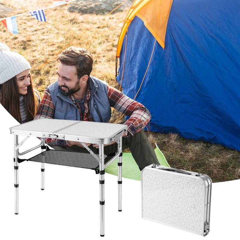 Campingtafel Opvouwbaar Buiten - Outdoor Camping Table With Storage recensie en prijs