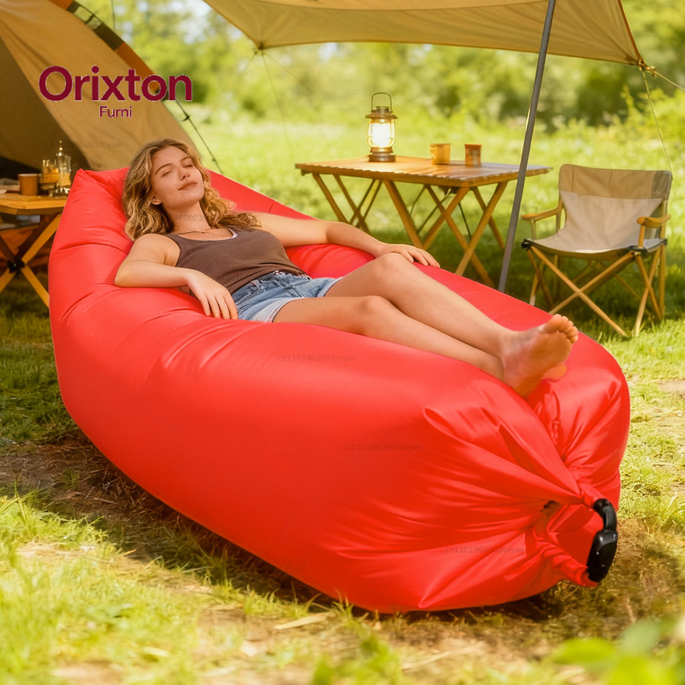 Multicolor opblaasbare eenpers - Outdoor Camping Sleeping Bag recensie en prijs