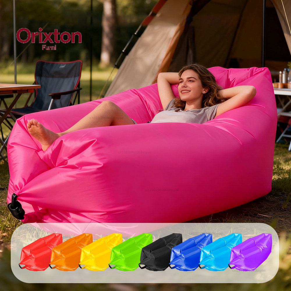 Multicolor opblaasbare eenpers - Outdoor Camping Sleeping Bag recensie en prijs