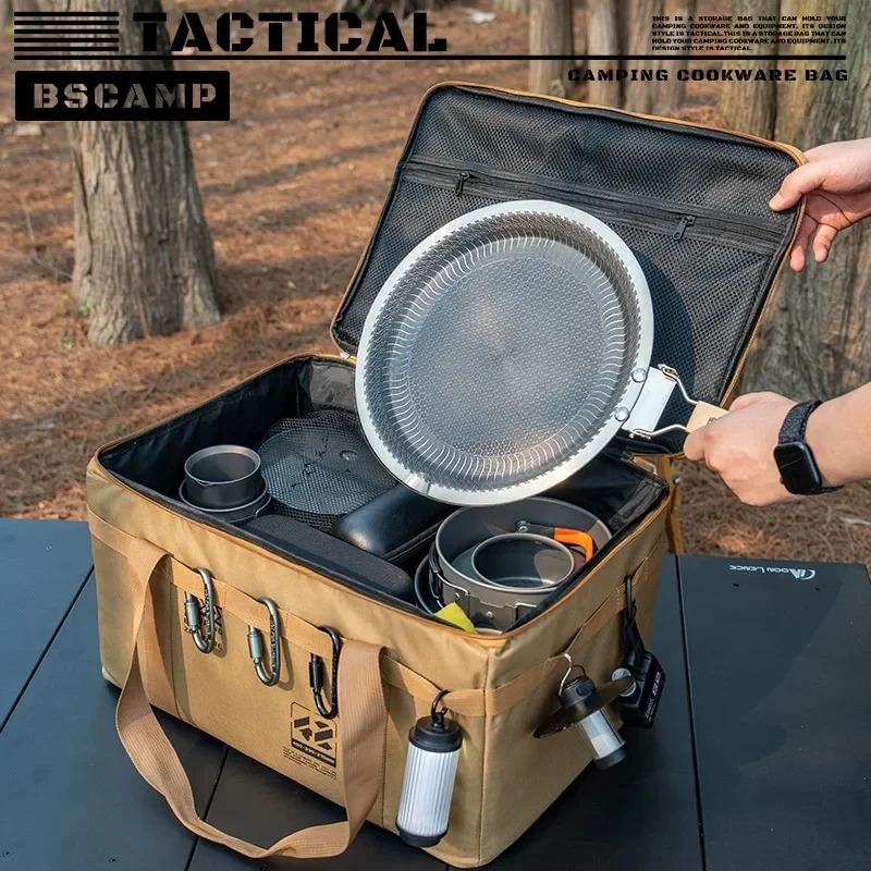 1 stks 42L Buiten Tactische Ca - Outdoor Camping Folding Storage Box recensie en prijs