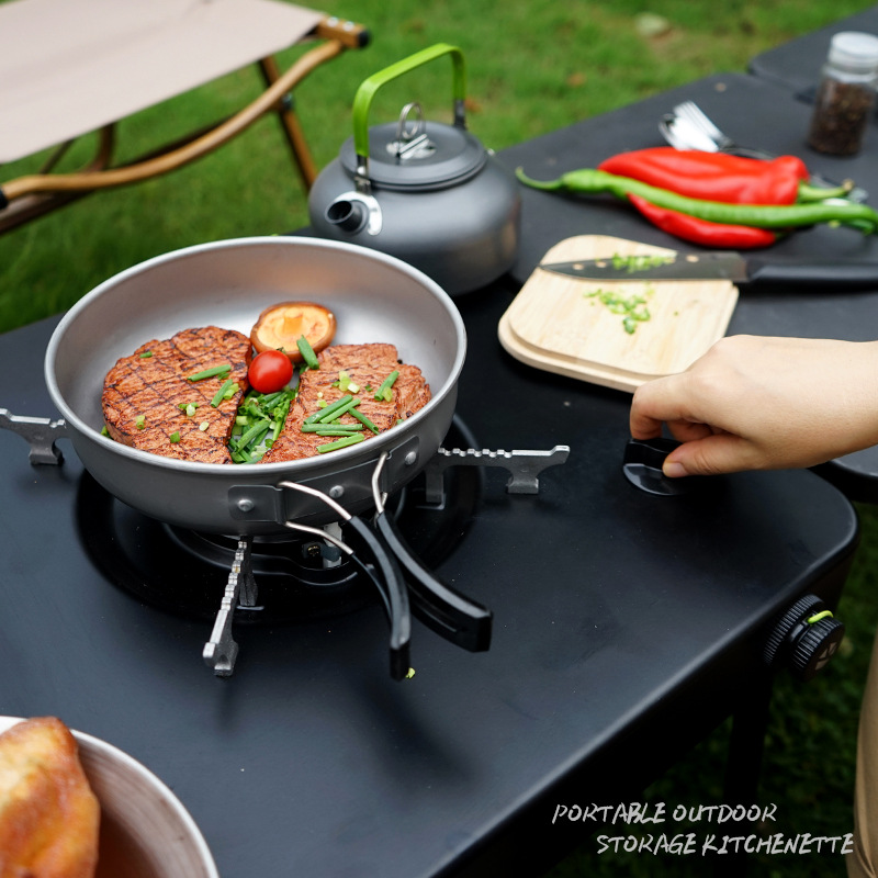 Draagbare mobiele campingkeuke - Outdoor Camping Folding Storage Box recensie en prijs