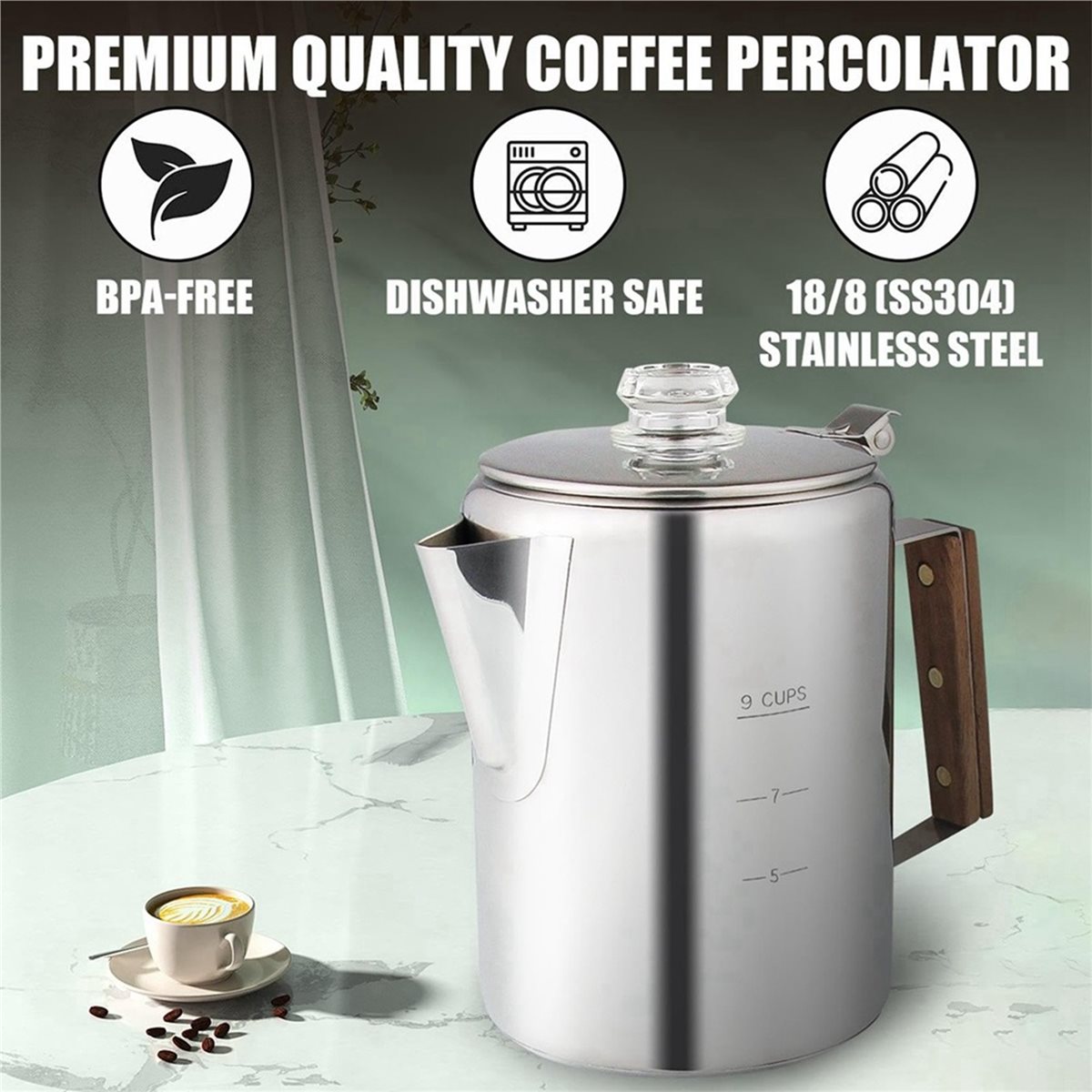 Compatibele koffiezetapparaten - Camp Percolator Coffee recensie en prijs