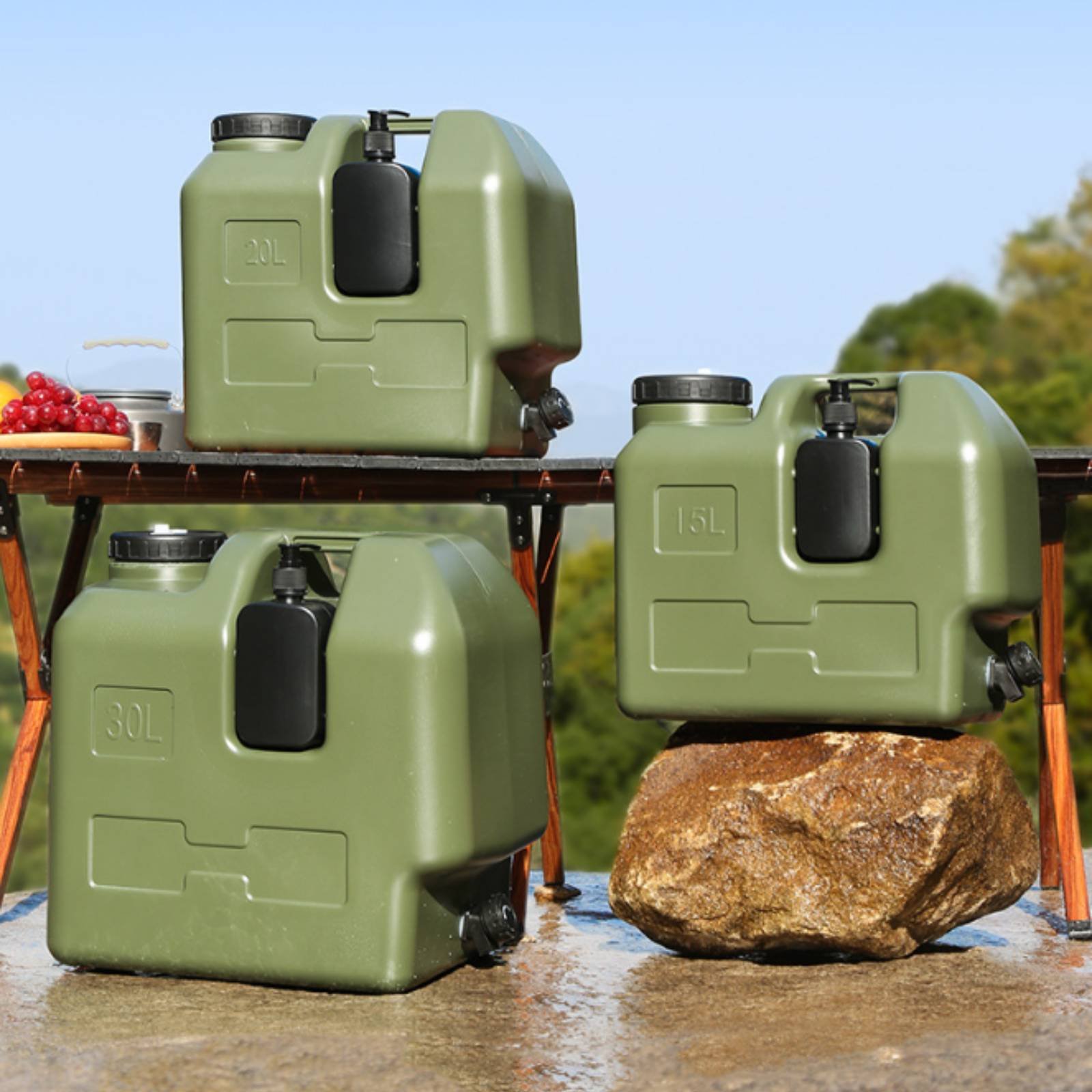 Watercontainer met kraan Food  - Outdoor Camping Water Jug recensie en prijs