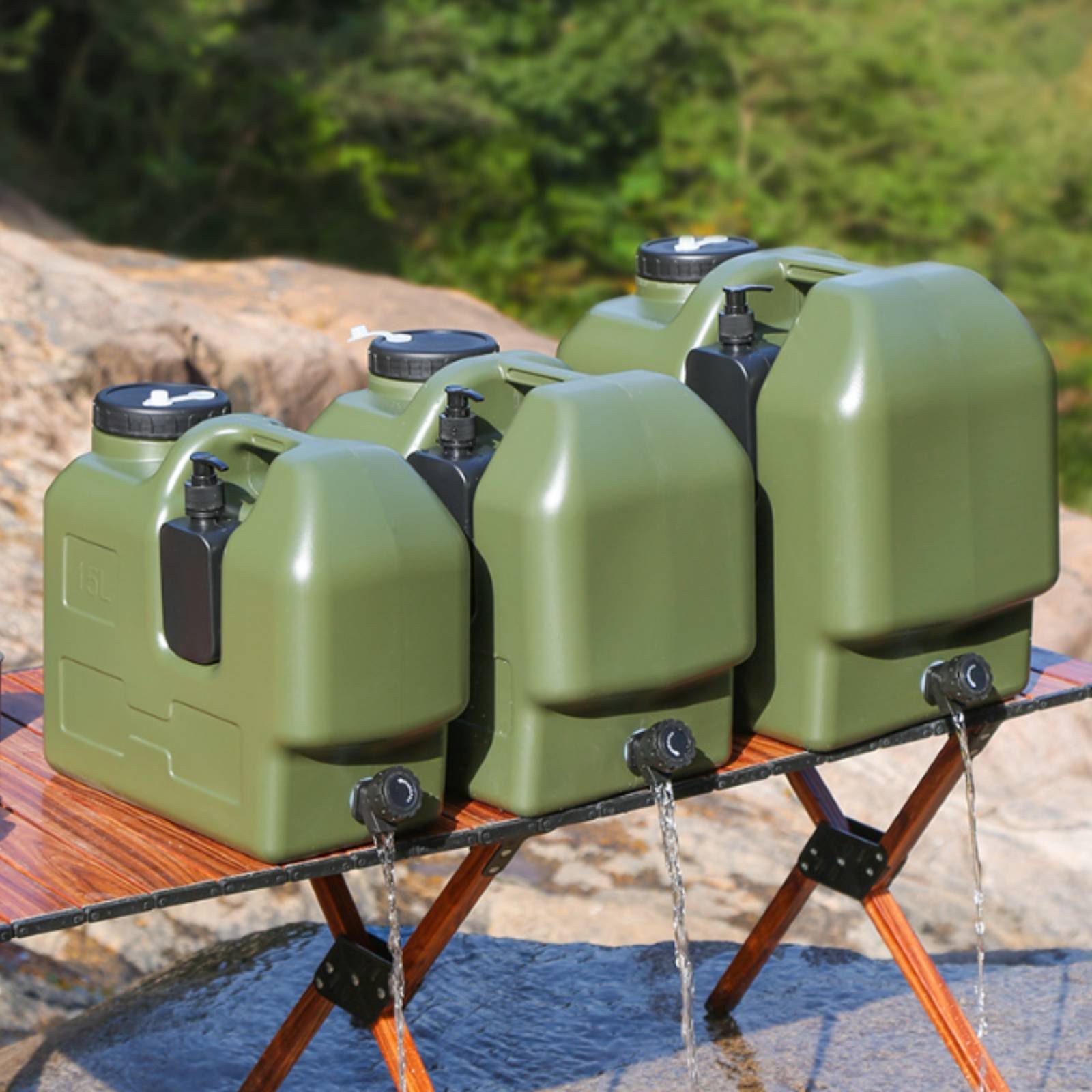 Watercontainer met kraan Food  - Outdoor Camping Water Jug recensie en prijs