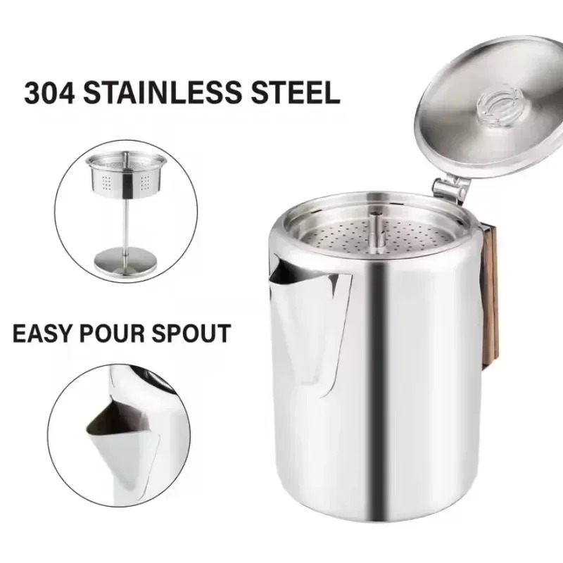 RVS Camping Koffiepercolator m - Camp Percolator Coffee recensie en prijs