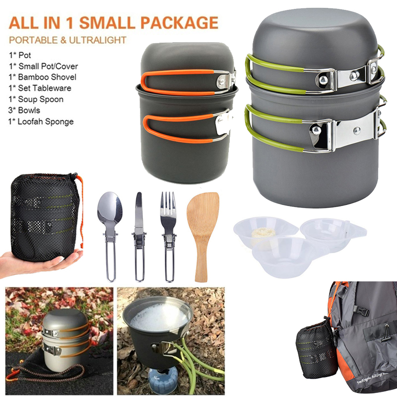 Nieuwe Camping Pot Draagbare O - Outdoor Camping Kitchen Set recensie en prijs