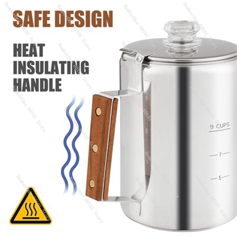Koffiepercolators voor op het  - Camp Percolator Coffee recensie en prijs