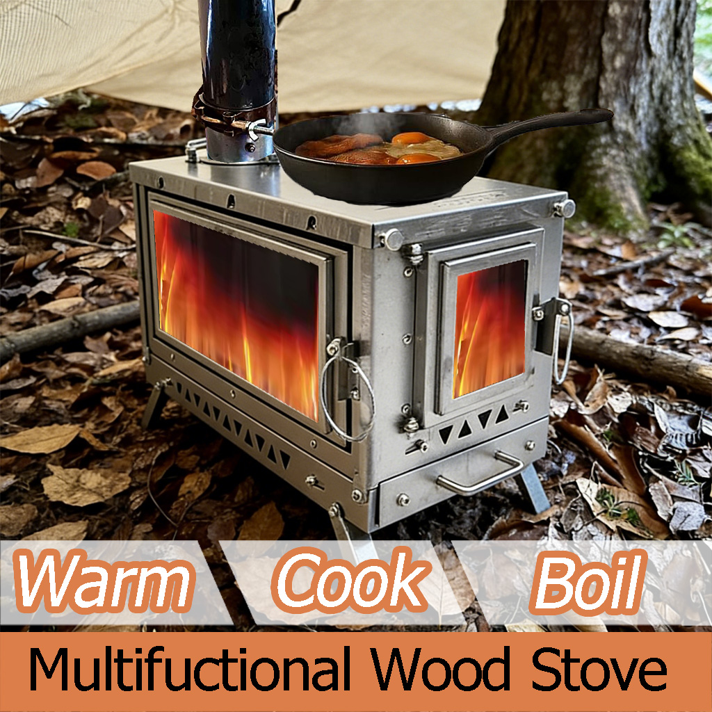 DANCHEL T3 Titanium Tentkachel - Outdoor Camping Stove Wood recensie en prijs
