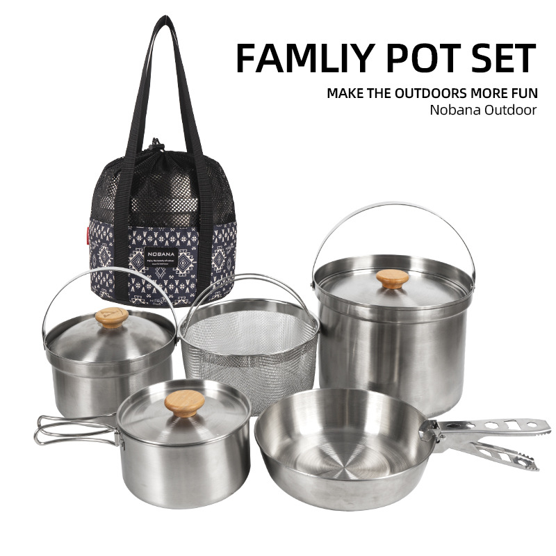 NOBANA Nieuwste Outdoor Rvs Po - Outdoor Camping Kitchen Set recensie en prijs