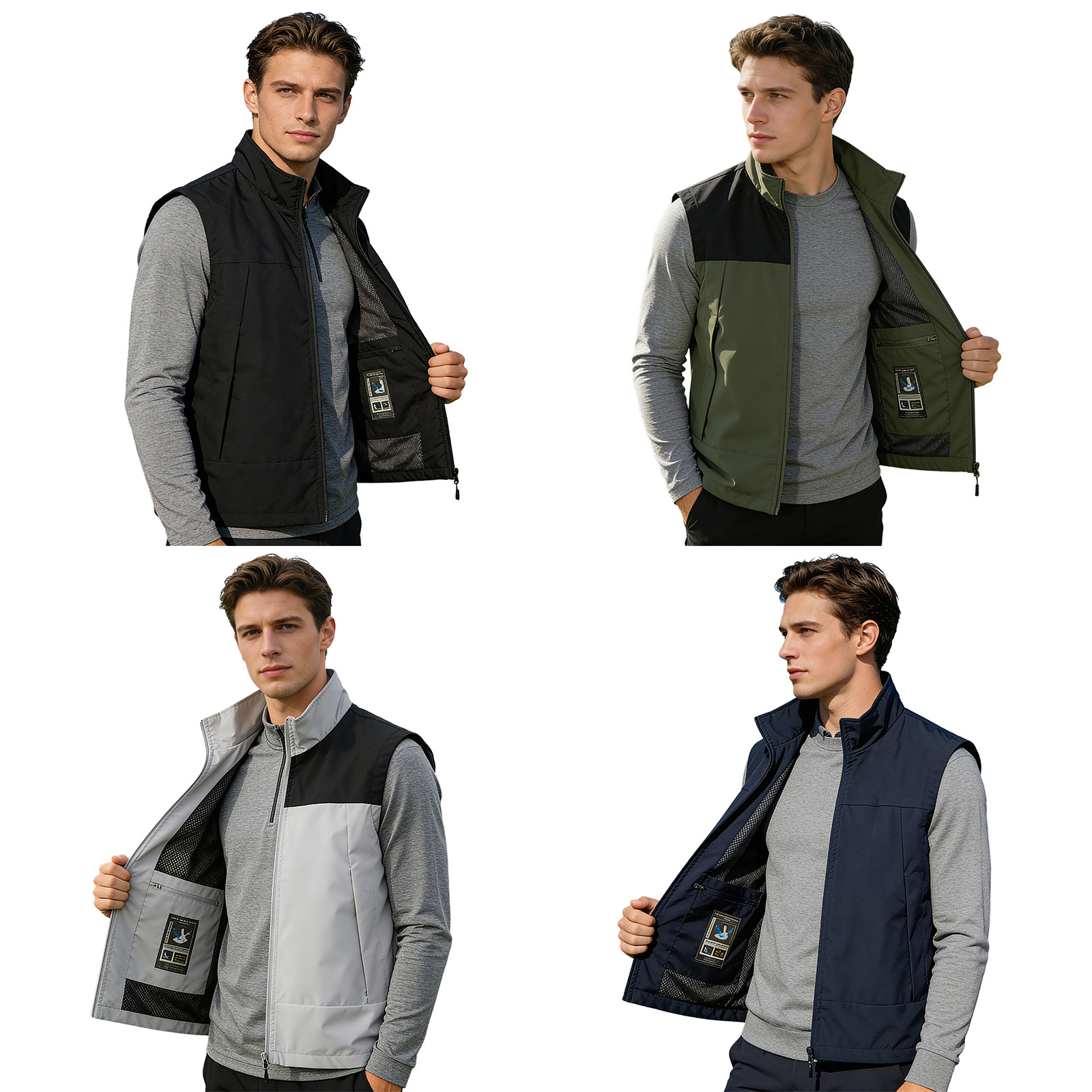# M-5XL Heren Golfvest met Sta - Outdoor Camping Jacket recensie en prijs