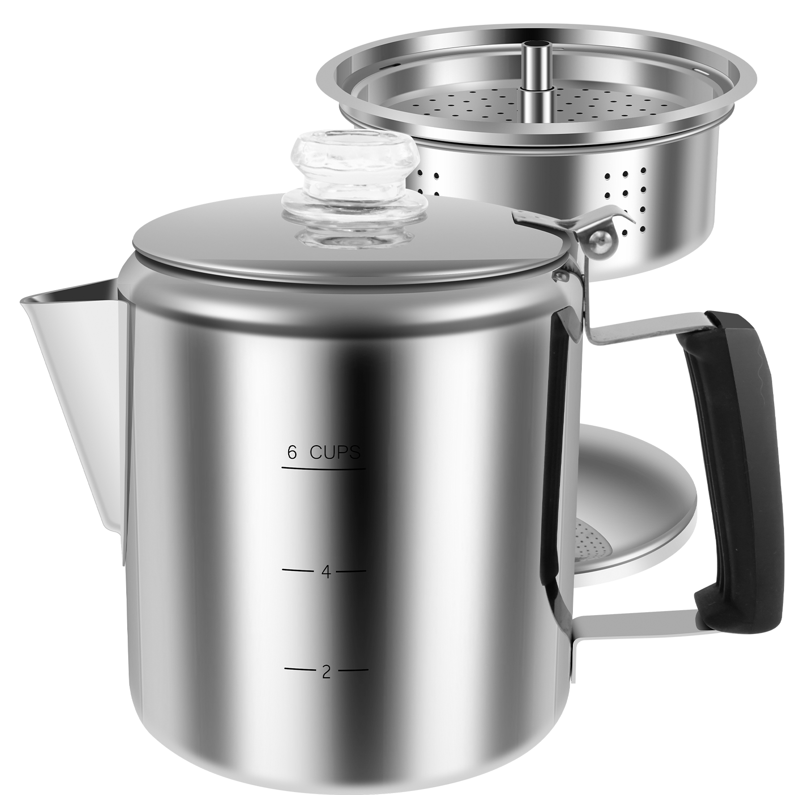 Roestvrij Staal Koffie Percola - Camp Percolator Coffee recensie en prijs