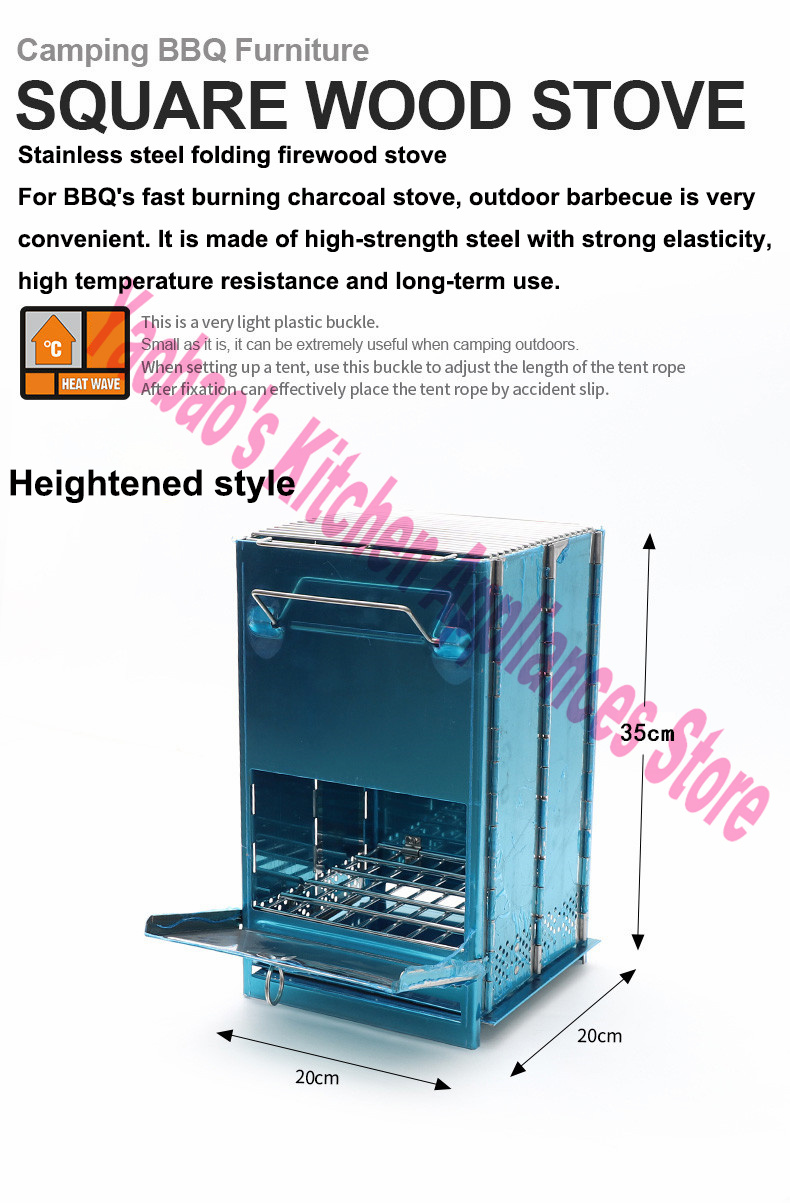 Houtkachel Buitenkampeeruitrus - Outdoor Camping Stove Wood recensie en prijs