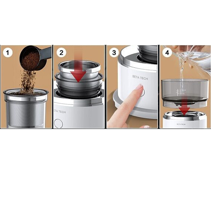 Draagbare automatische handdri - Camp Percolator Coffee recensie en prijs