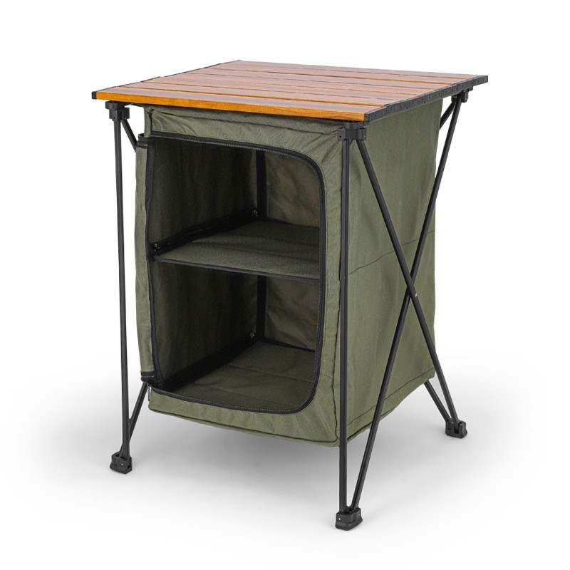 Vouwbare opbergkast van alumin - Outdoor Camping Table With Storage recensie en prijs