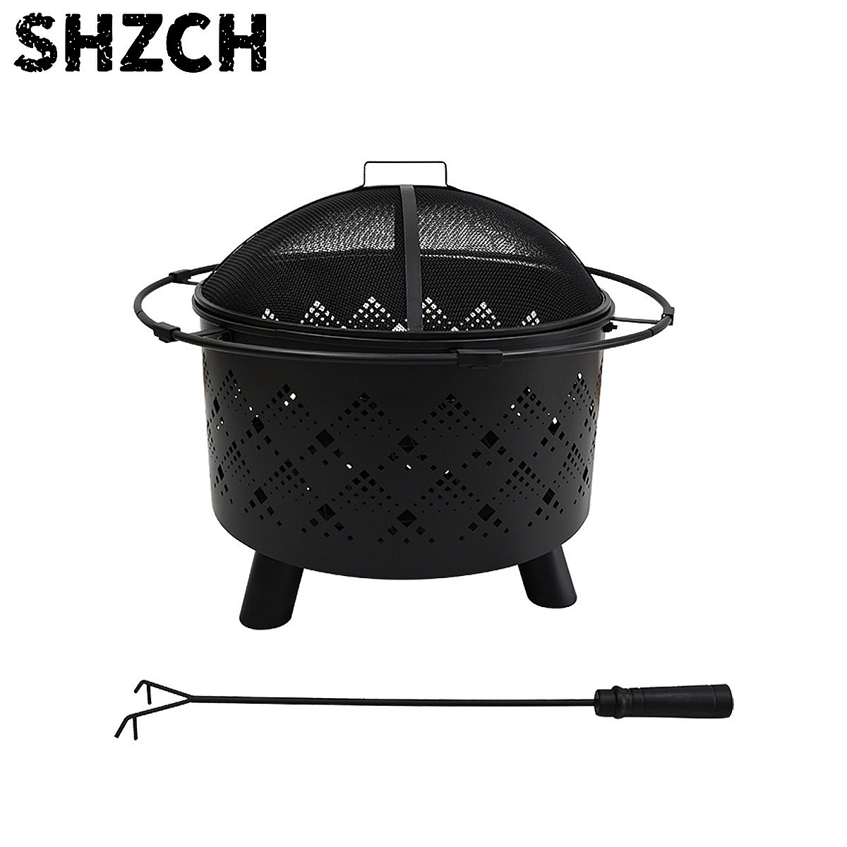 Buitenhaard met houtskool voor - Outdoor Camping Set recensie en prijs