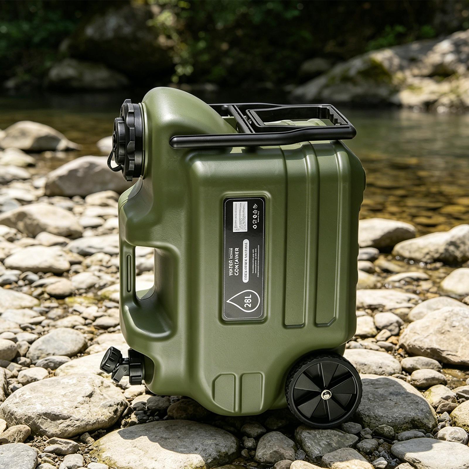 28L Camping Watercontainer Met - Outdoor Camping Water Jug recensie en prijs