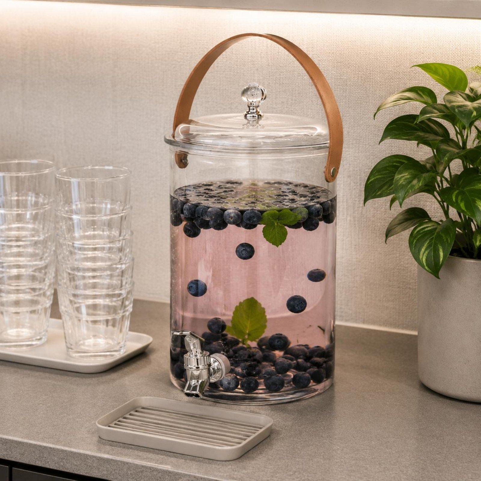 Drankdispenser met veilig deks - Outdoor Camping Water Jug recensie en prijs