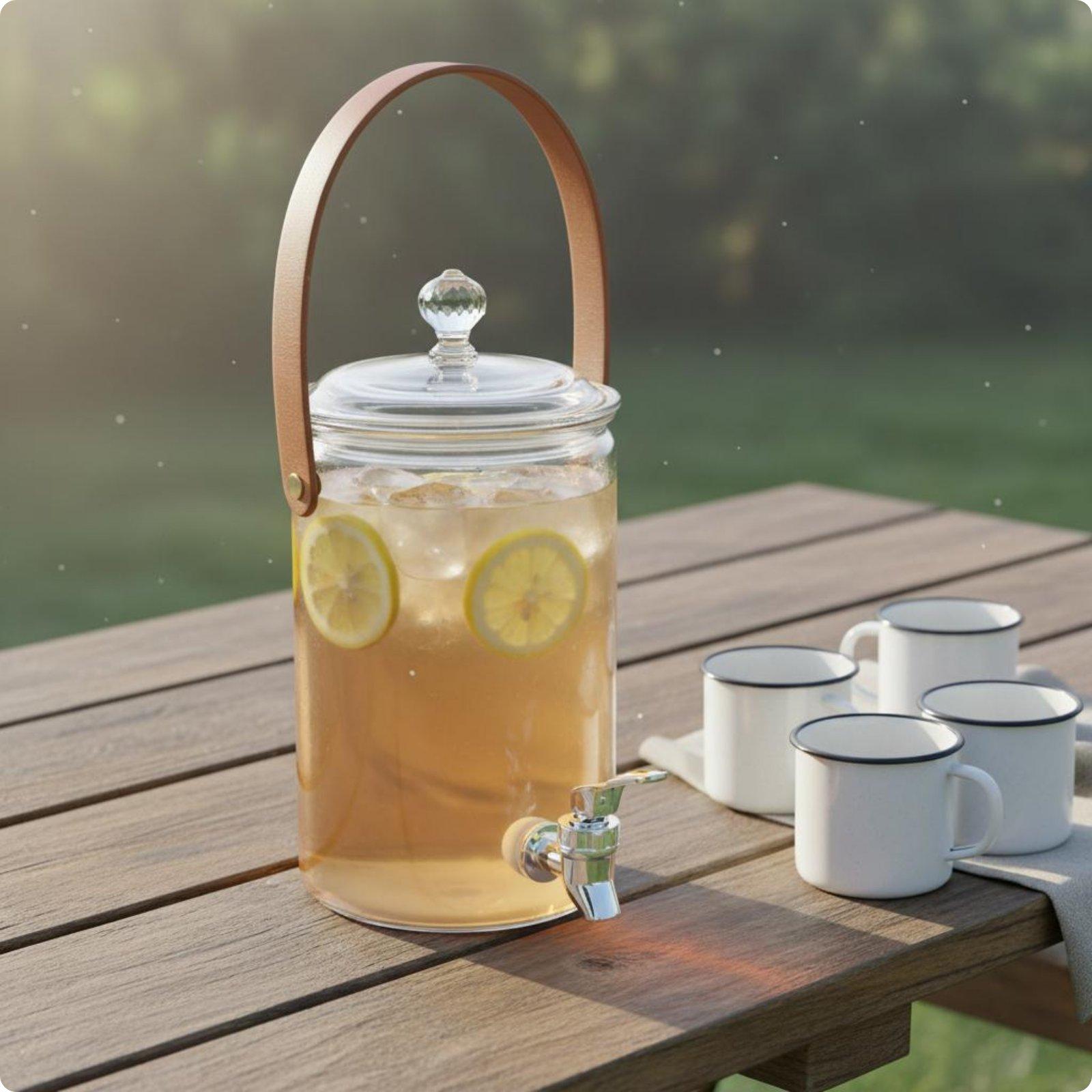 Drankdispenser met veilig deks - Outdoor Camping Water Jug recensie en prijs