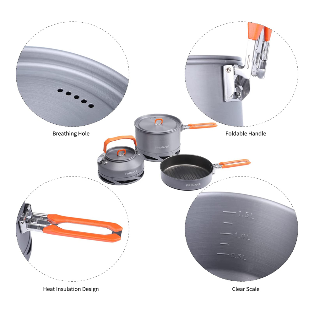 Fire Maple Camping Kookgerei G - Outdoor Camping Kitchen Set recensie en prijs
