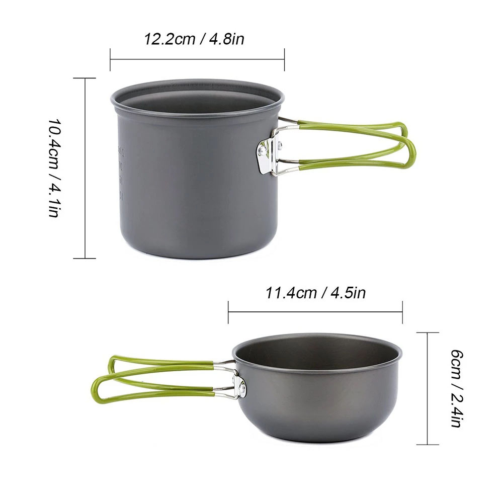 Campingpannenset met fornuis O - Outdoor Camping Kitchen Set recensie en prijs