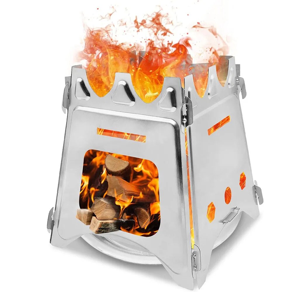 Draagbare campinghoutkachel me - Outdoor Camping Stove Wood recensie en prijs