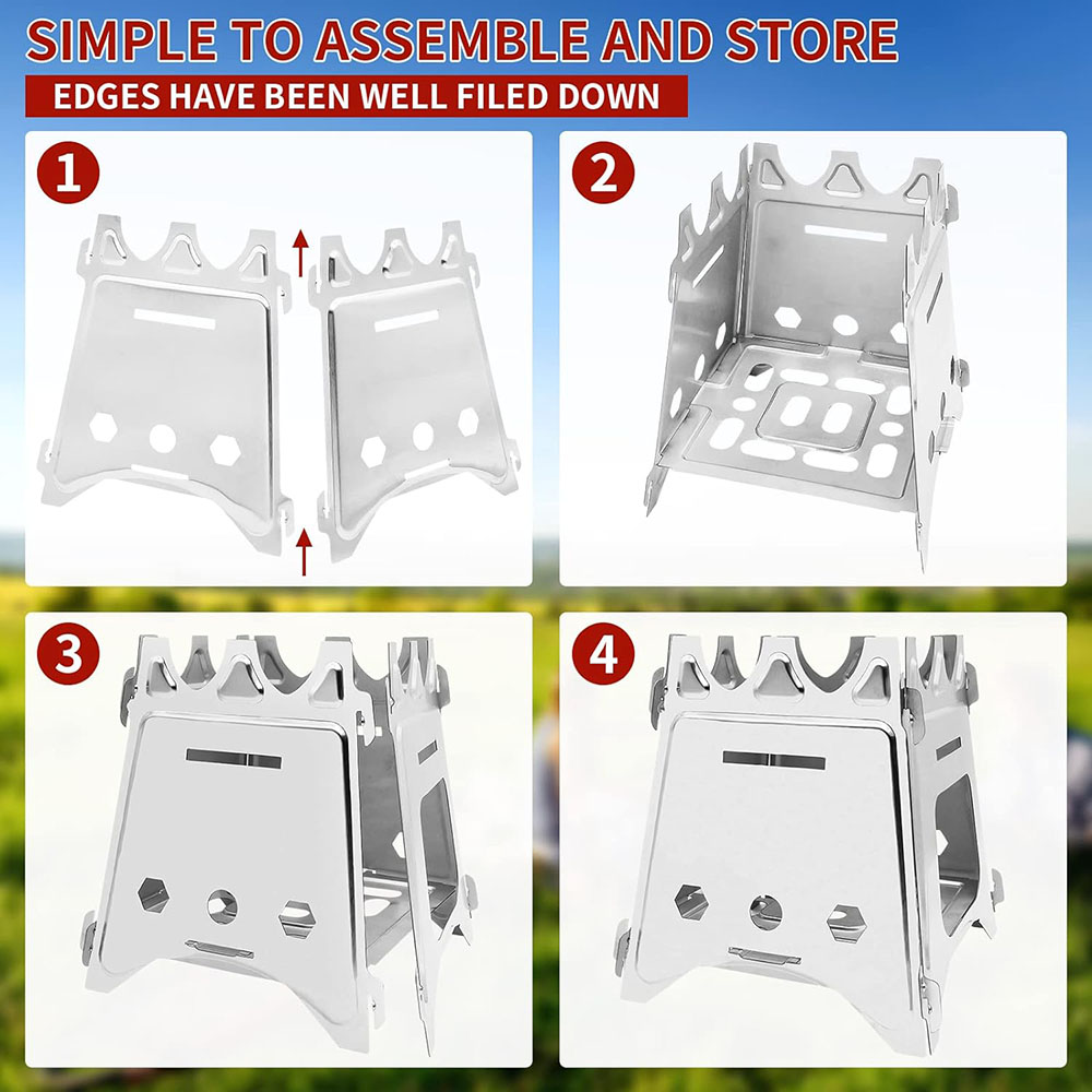 Draagbare campinghoutkachel me - Outdoor Camping Stove Wood recensie en prijs